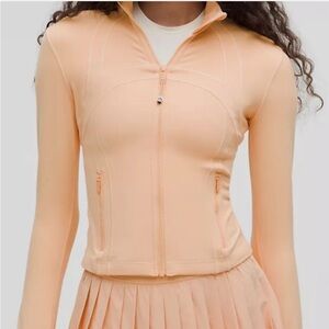 Lululemon rock melon cropped define jacket size 4